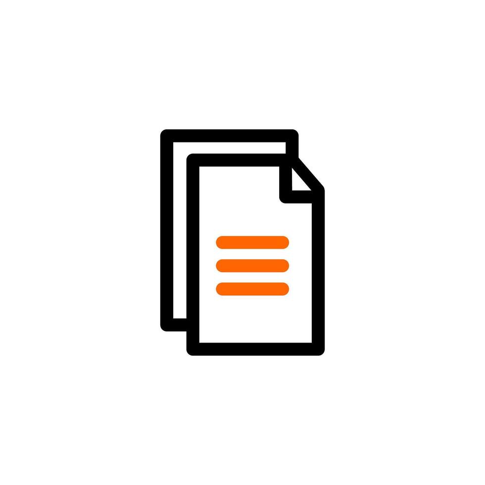 Copy icon. Copy file icon vector
