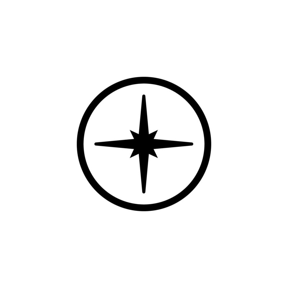 Compass icon. Location. vector