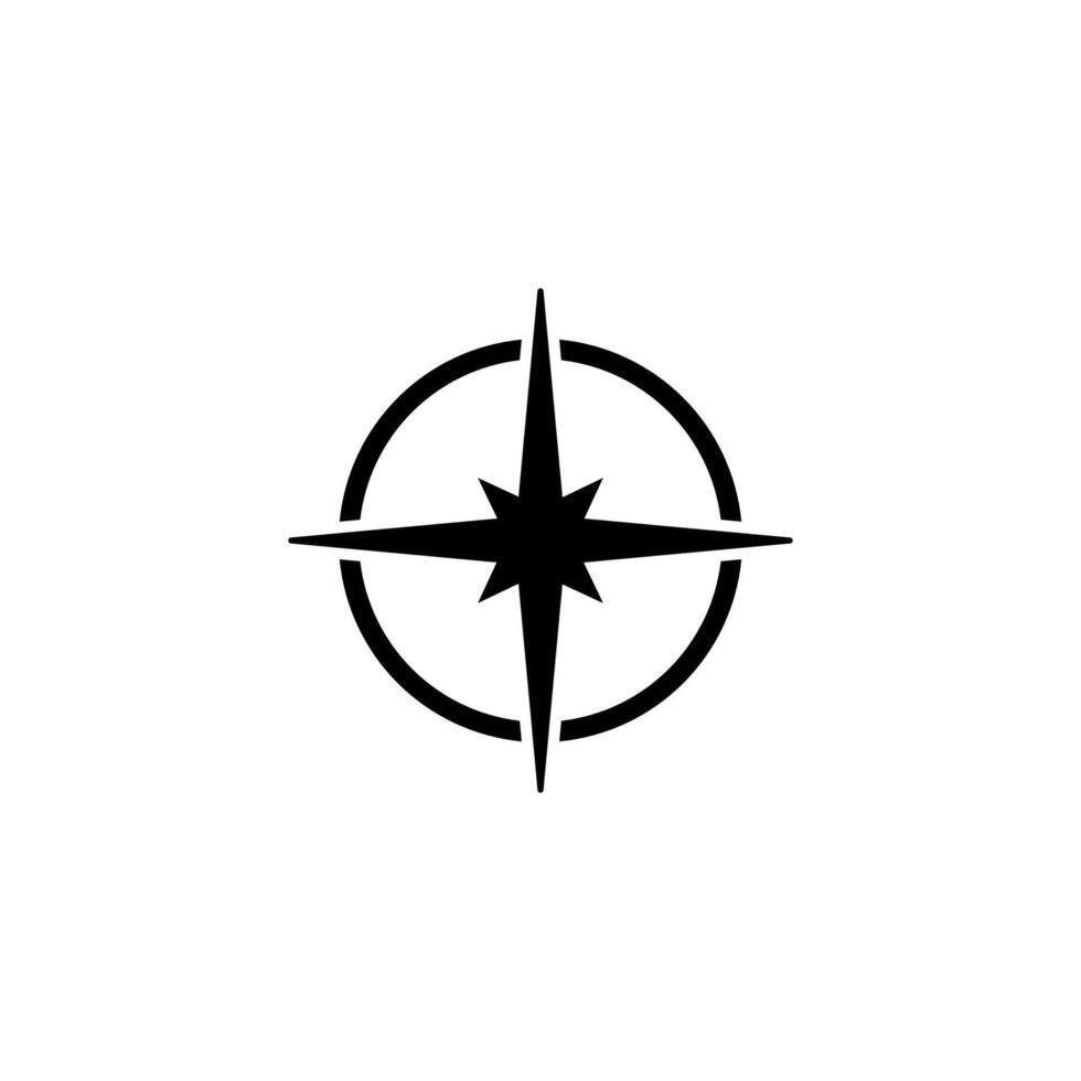 Location icon. Compass. vector
