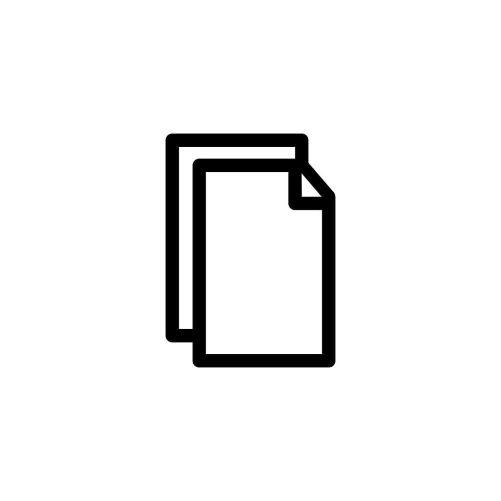 Copy icon. Document copy. vector