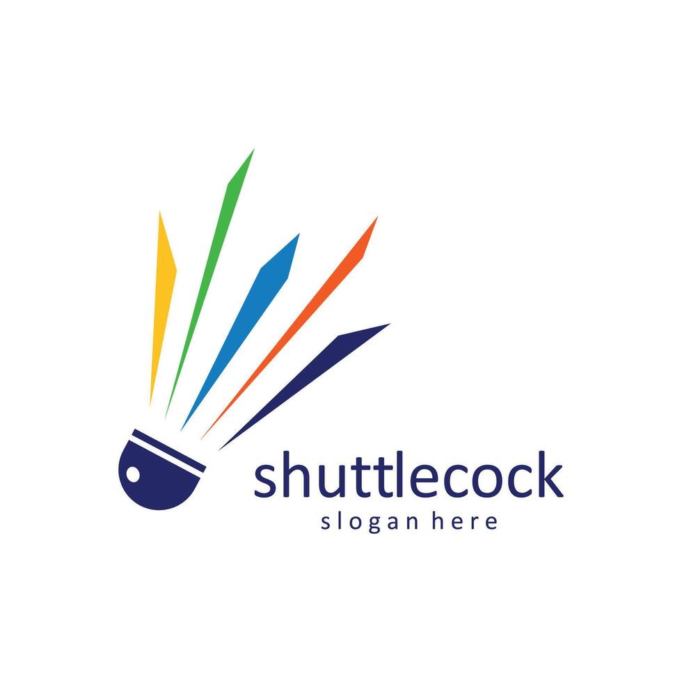 Simple Shuttlecock Design for Badminton vector