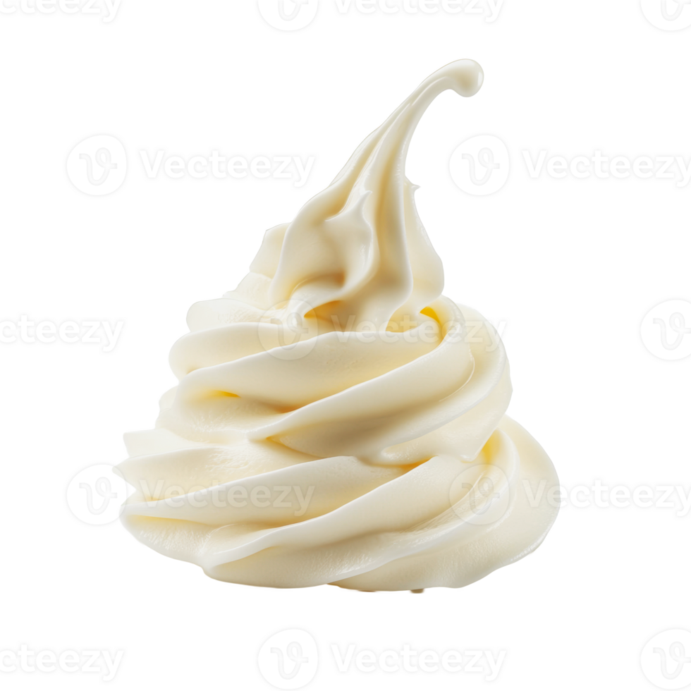 suave servir gelo creme redemoinho dentro uma cone png