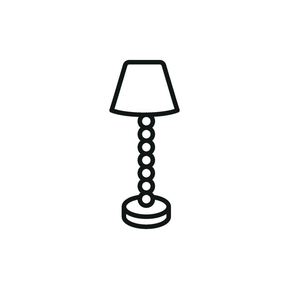 Floor lamp icon design templates simple and modern vector