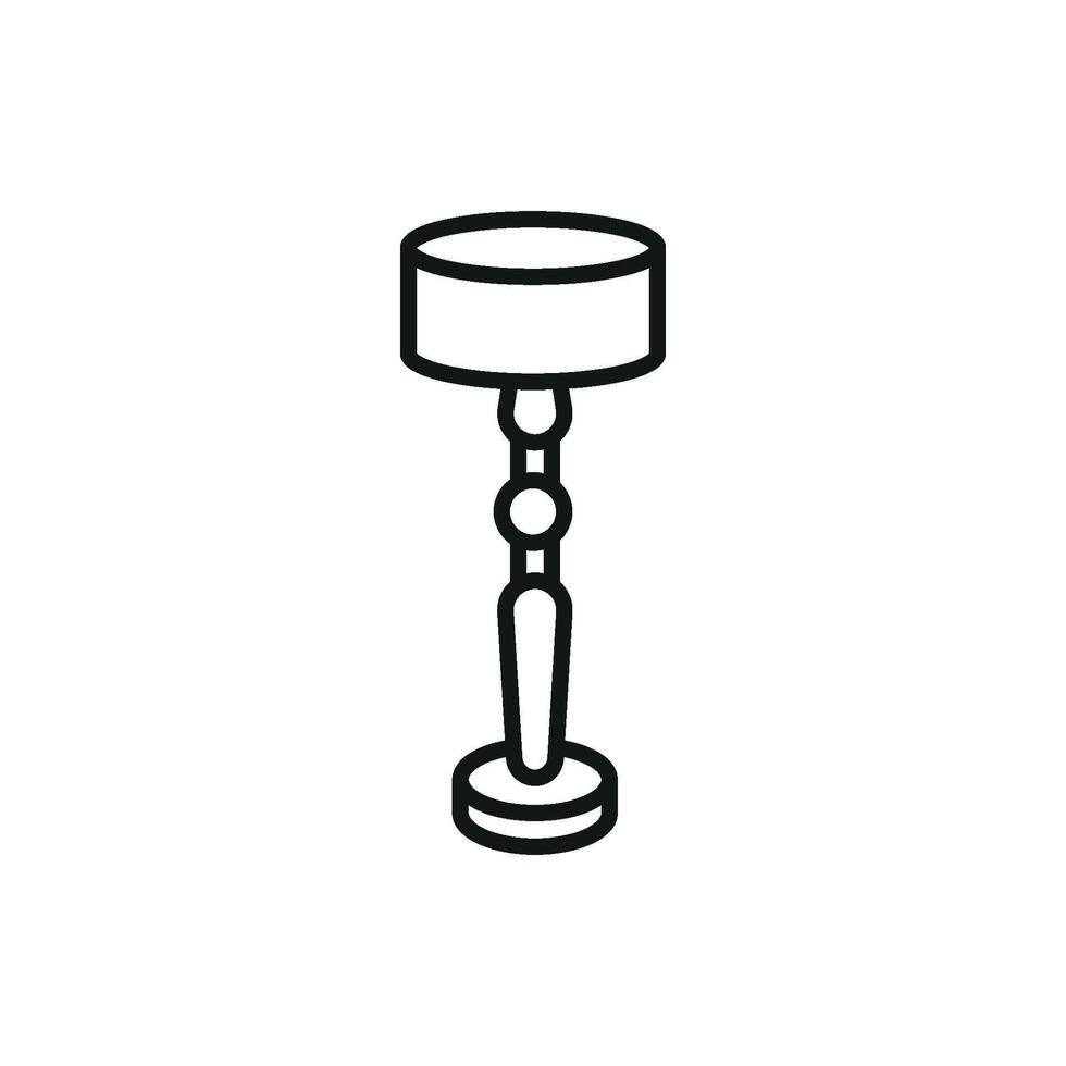 Floor lamp icon design templates simple and modern vector