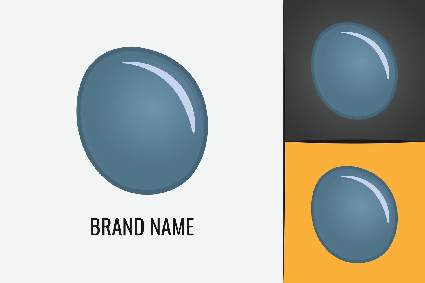 Clear water drops logo. Water logotype. Liquid water bubble logo vector