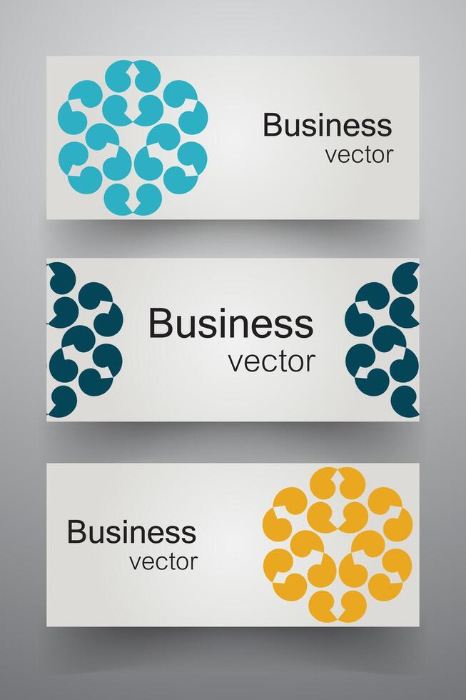 Set of banner templates. Modern abstract Illustration design. vector