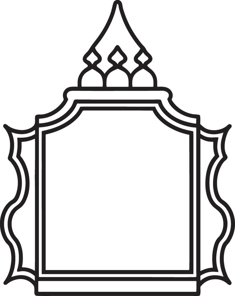 Template of Decorative vintage frames,borders . White Background and illustration. vector