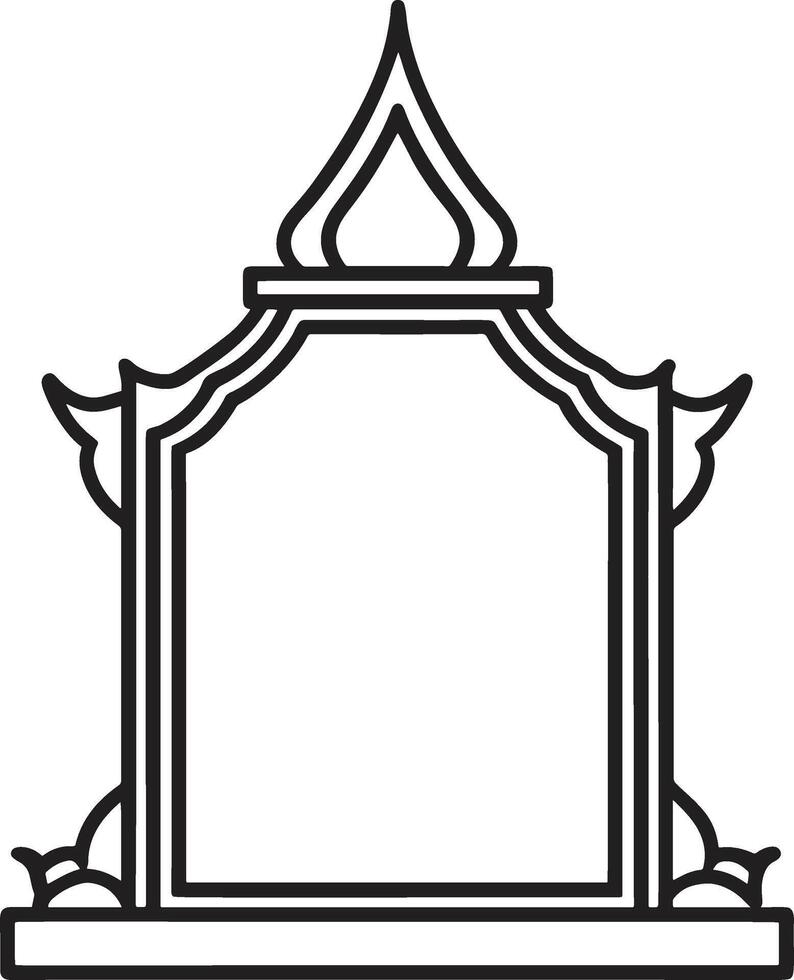 Template of Decorative vintage frames,borders . White Background and illustration. vector