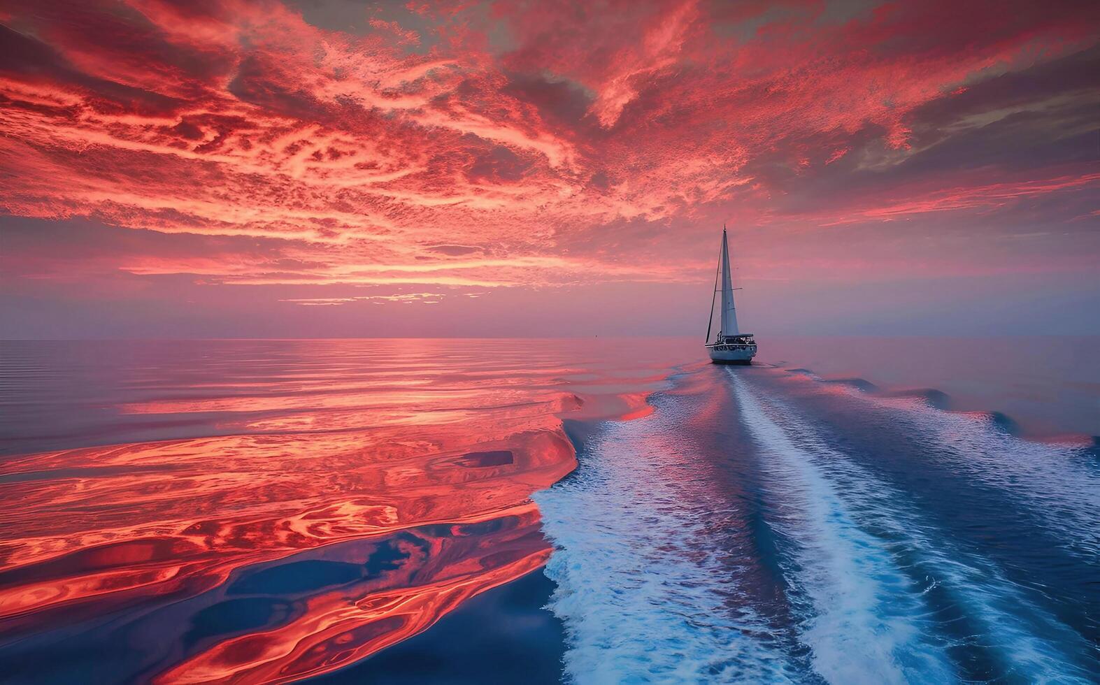 an amaizing sunset background photo