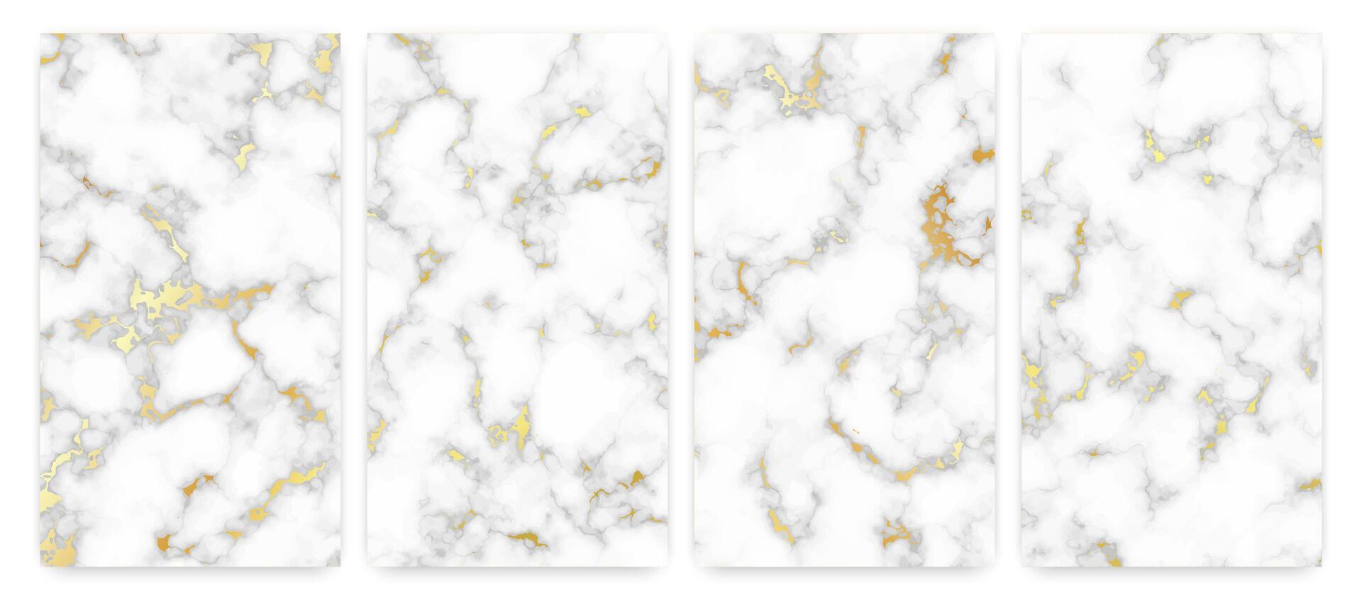 Gold marble texture background vector