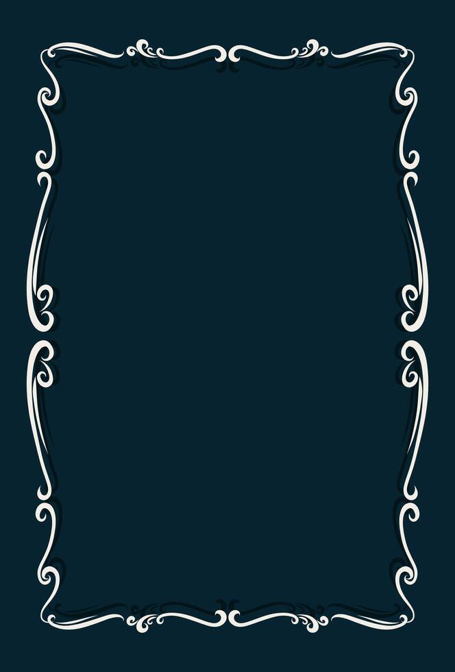 Luxury vintage frame background vector