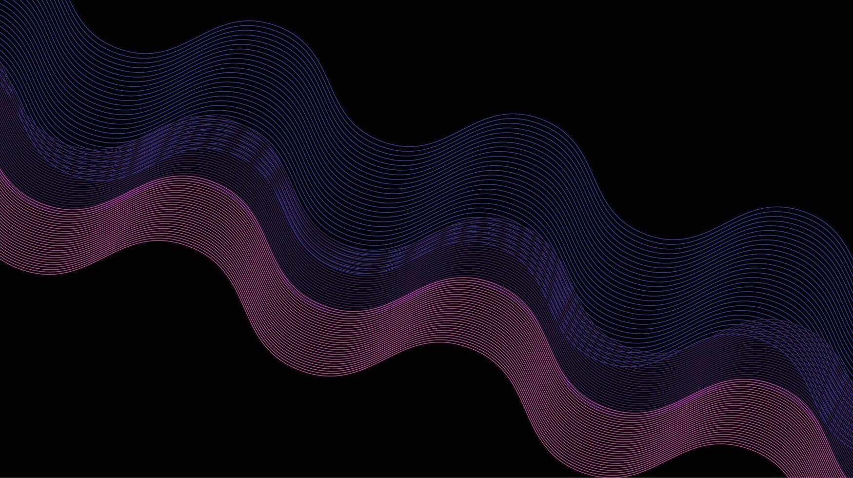 Abstract purple wave background for cards or wallpaper vector