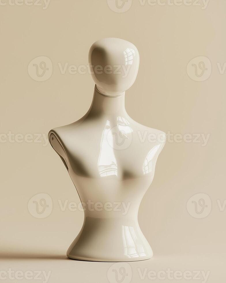 Classic White Jewelry Presentation Stand photo