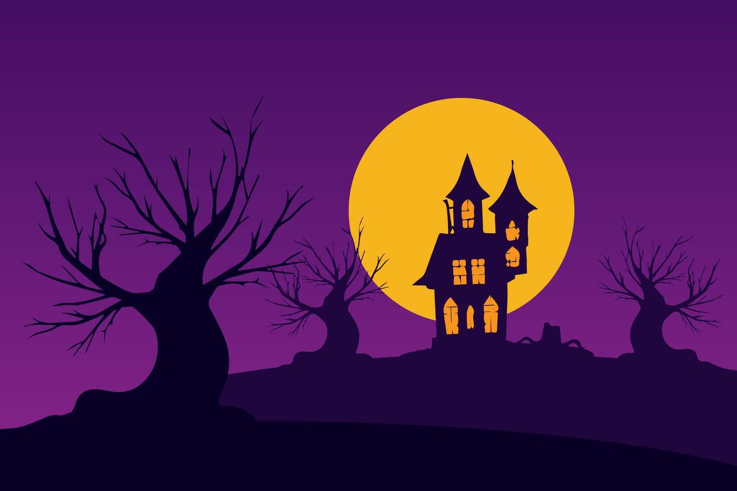 Halloween background design vector