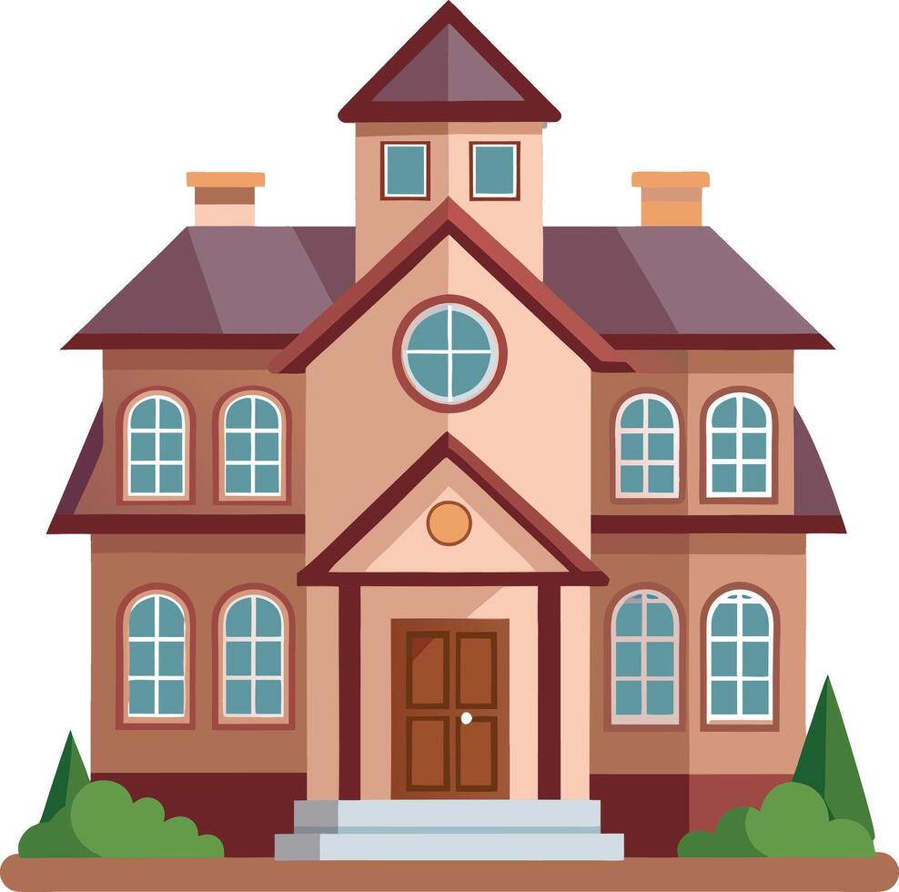 house on white background HD transparent background vector