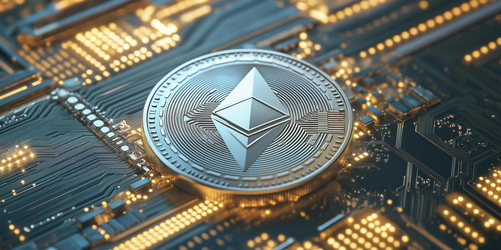 Litecoin Coin Depicted with a Classic Yet Futuristic Design photo