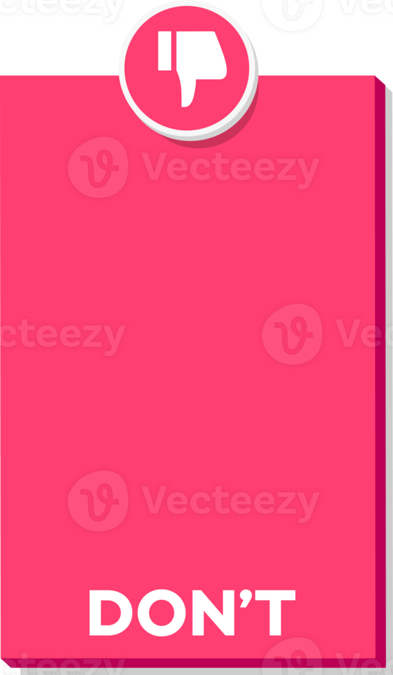 Dont template frame pink color png