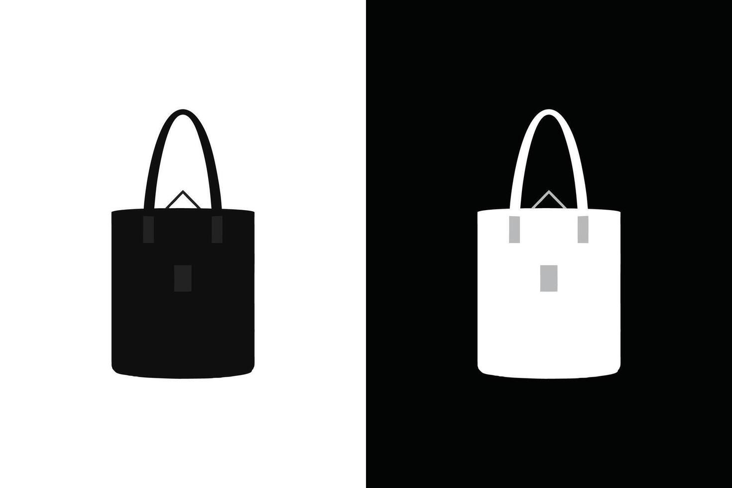 Simple Tote Bag Mock up vector