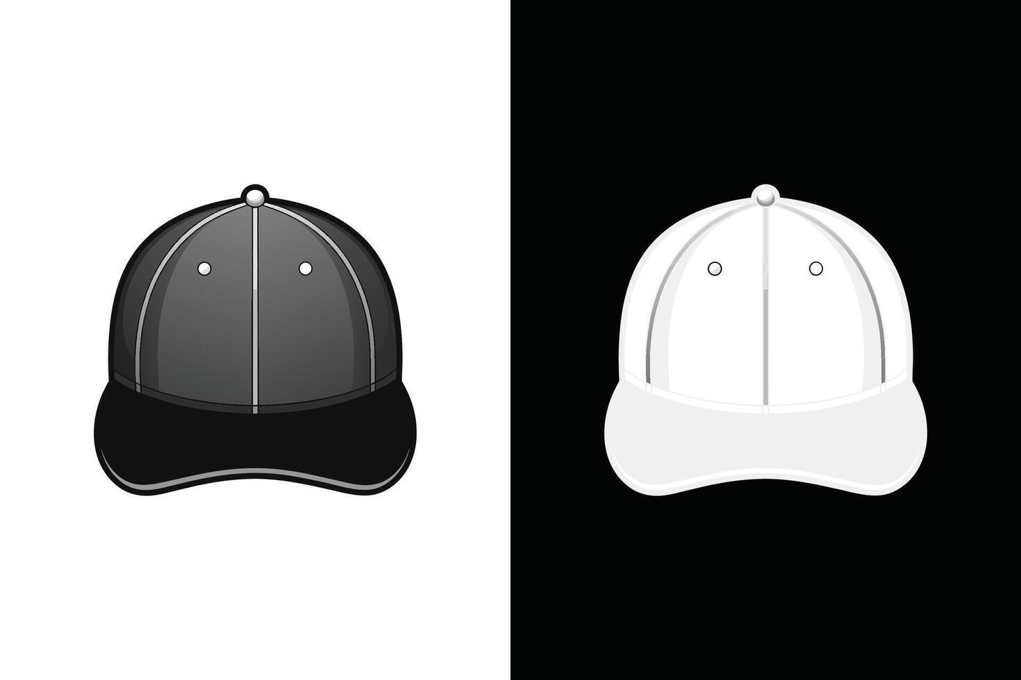 Cap Hat Mock up vector