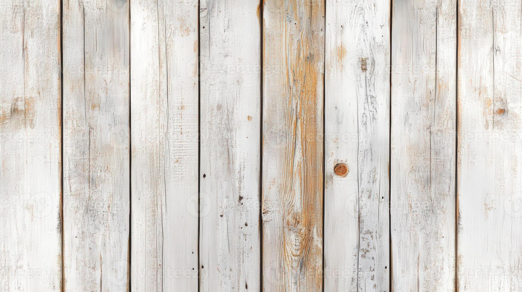 Light weathered wood planks arranged vertically in a rustic style photo