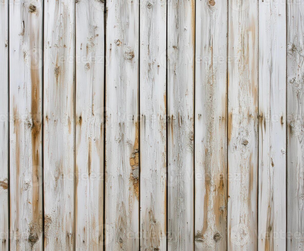 Weathered wood planks with rustic texture suitable for background use photo