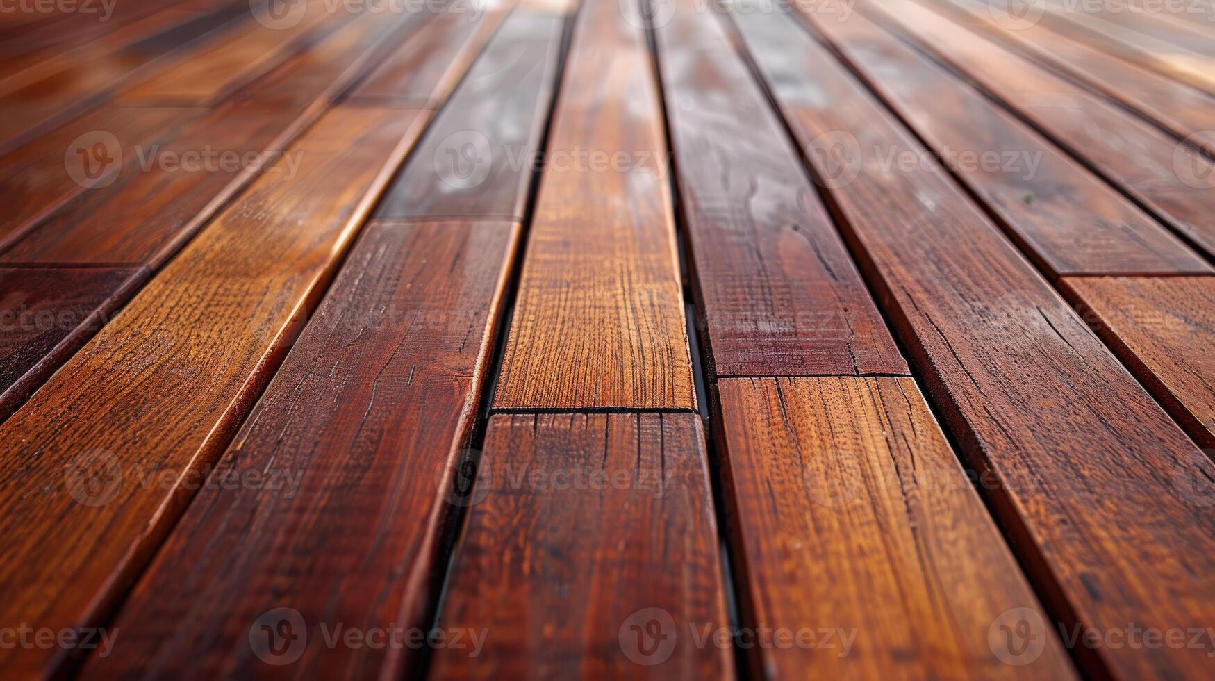 Wood decking with rich texture in a warm, inviting setting photo