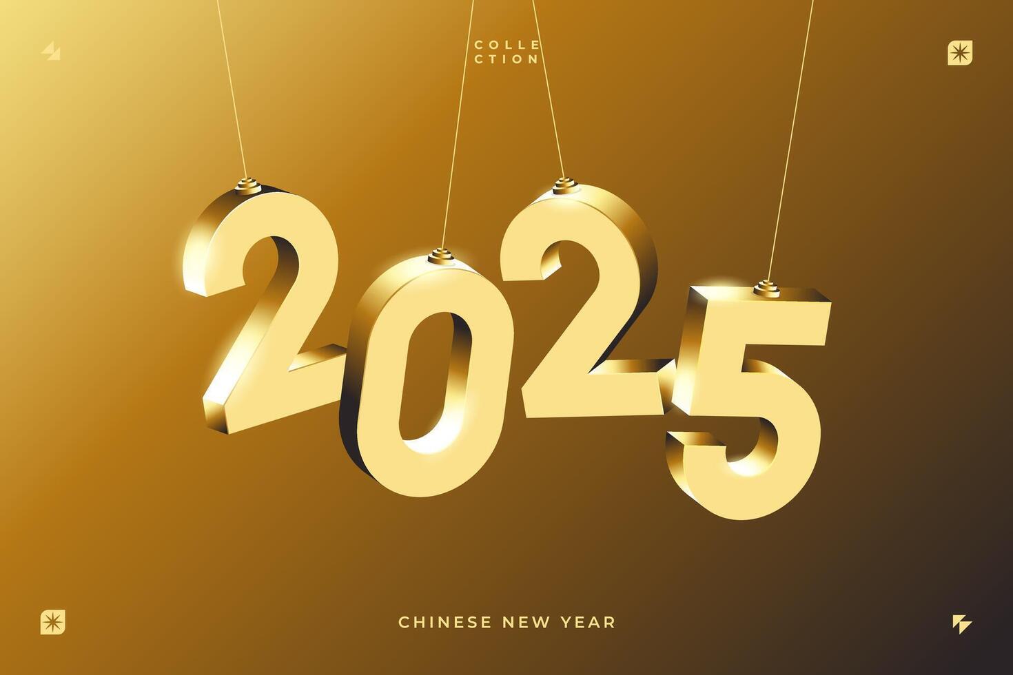 2025 New Year celebration with Happy New Year's Eve fireworks, countdown to midnight on December 31st vector