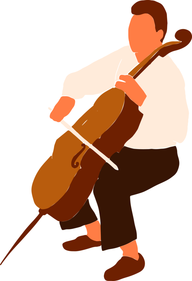 People musicians playing different music instruments png