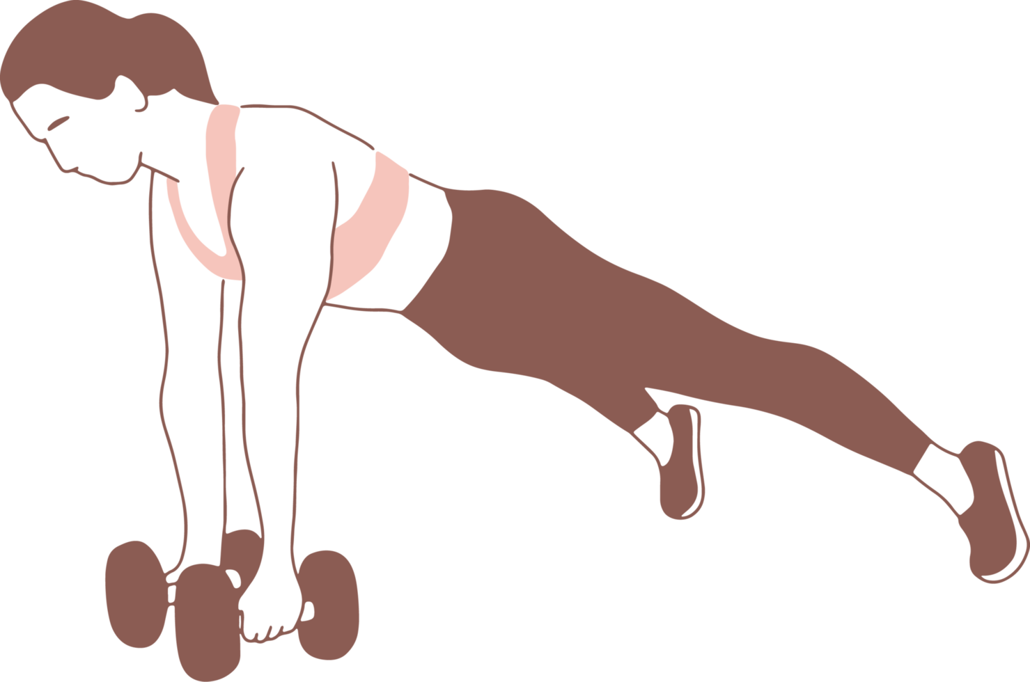 Fitness workout training an exercise in the gym, Fitness exercise building muscle png