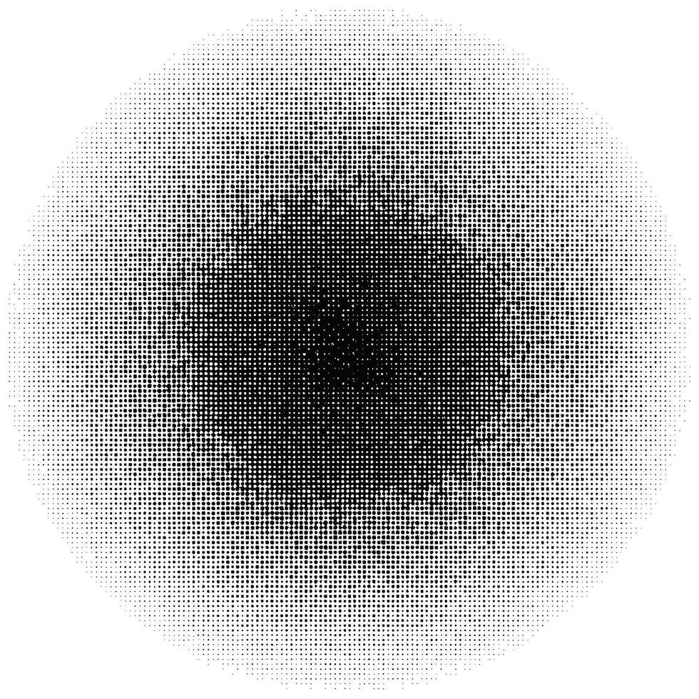 Circular Halftone Pattern Illustration vector