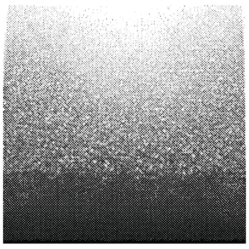 Black and White Halftone Gradient Pattern Illustration vector