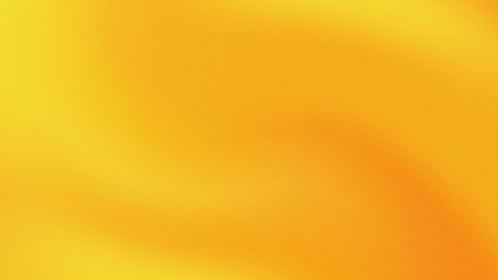 Orange background with yellow wavy light design and texture grain. vector