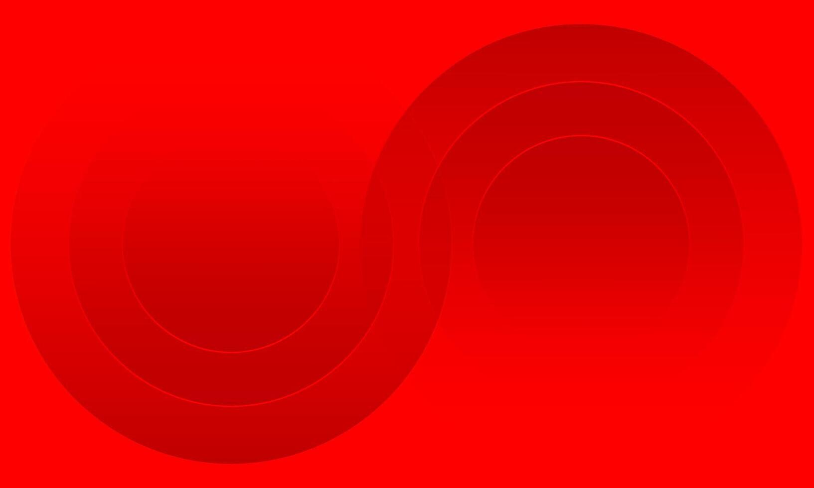 abstract red circles background vector