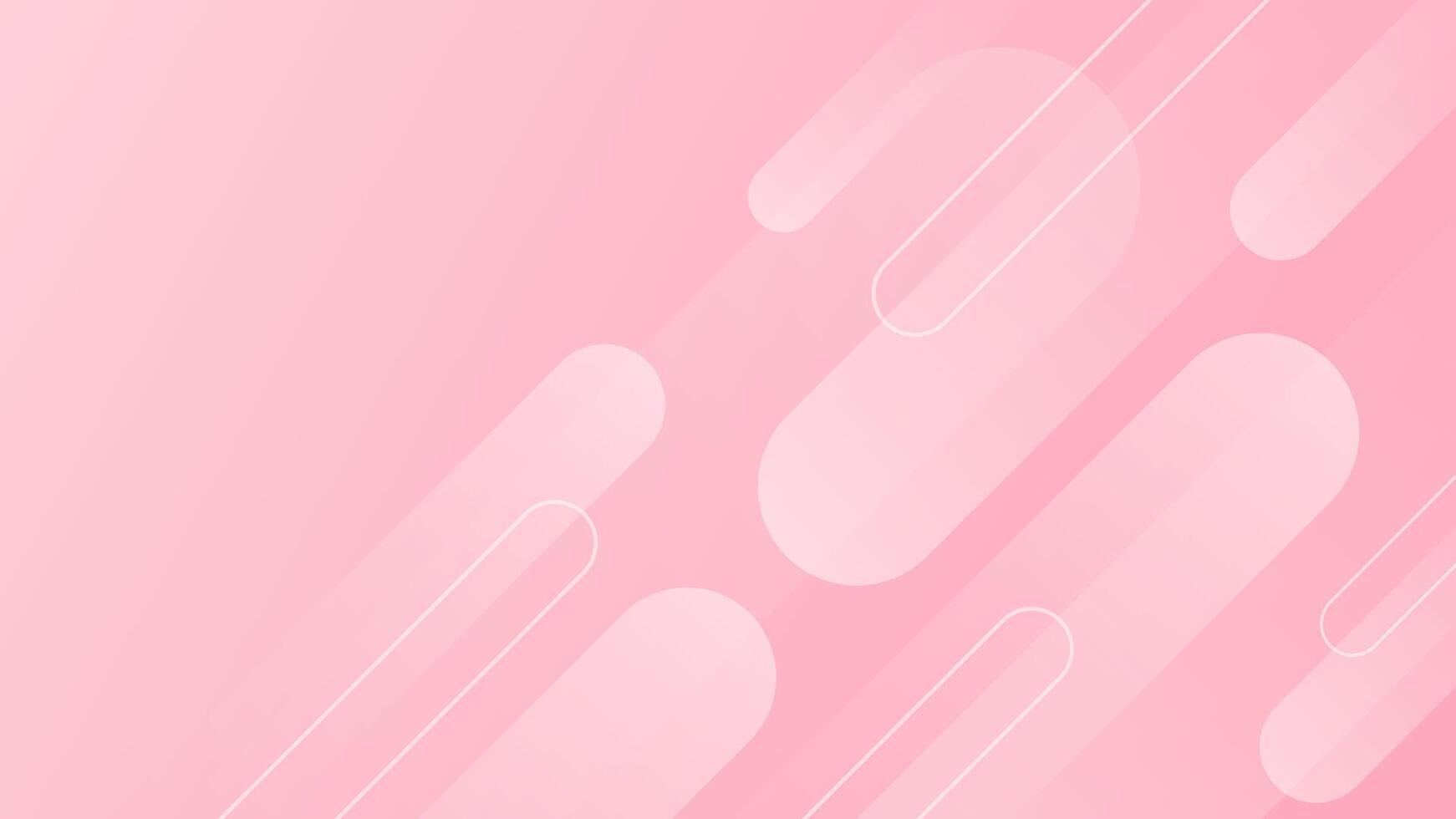 Abstract soft pink gradient dynamic background. Modern geometric wallpapers vector