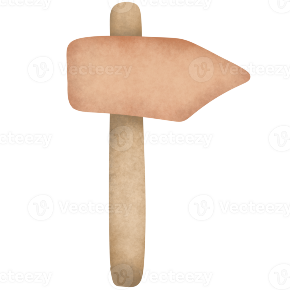 wooden sign arrow board plank signpost png