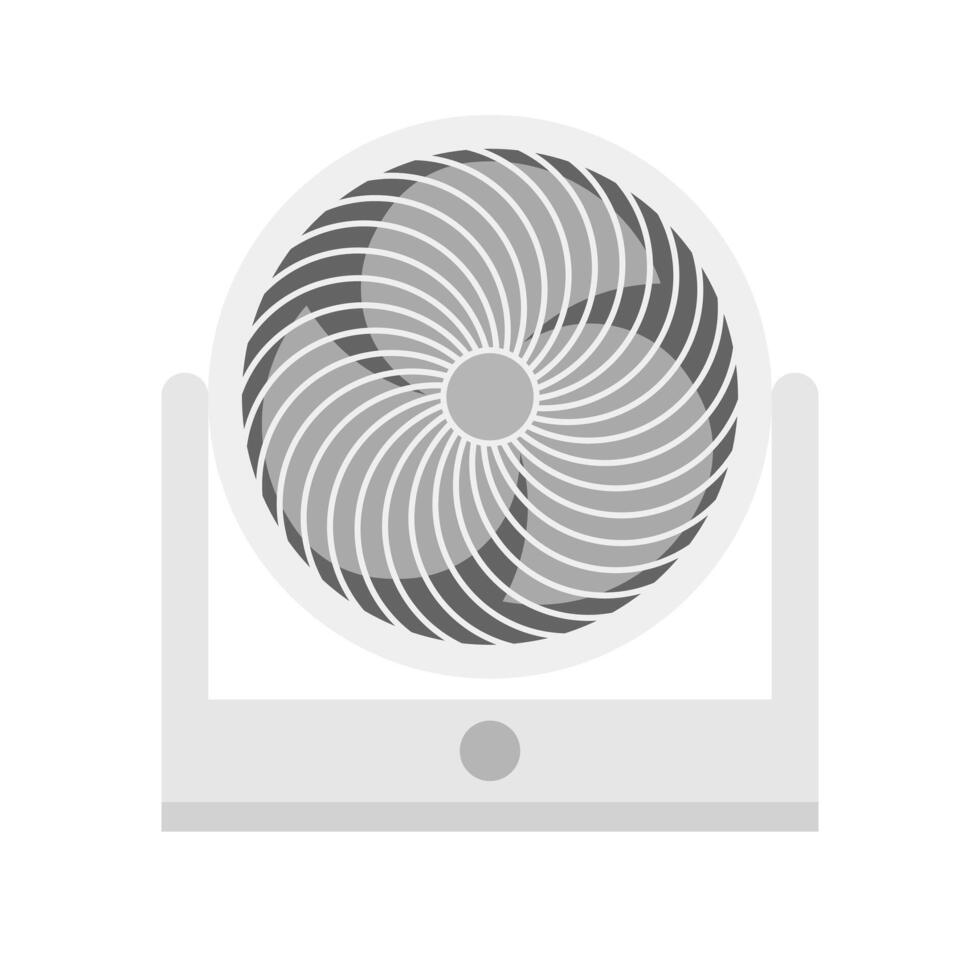 Air circulator. Fan. Home appliance, vector