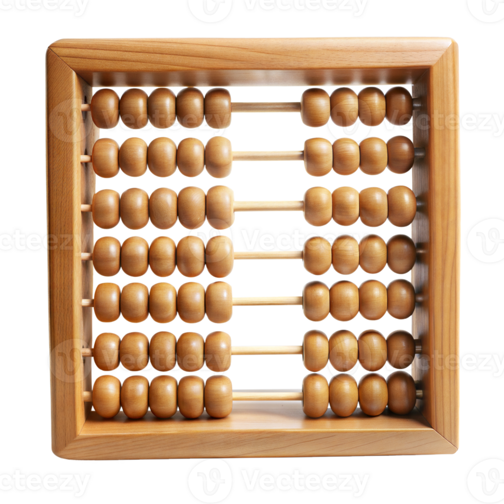 Vintage abacus isolated on transparent background png