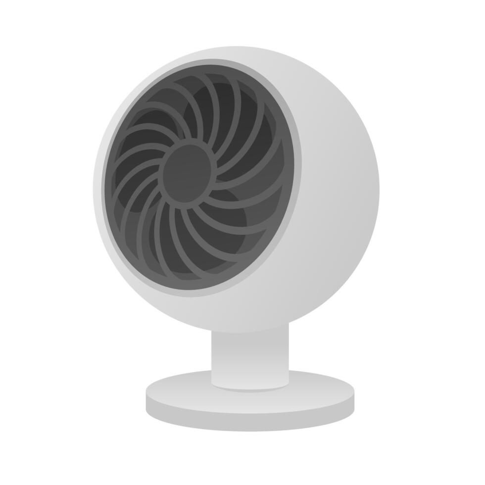 Modern air circulator icon vector
