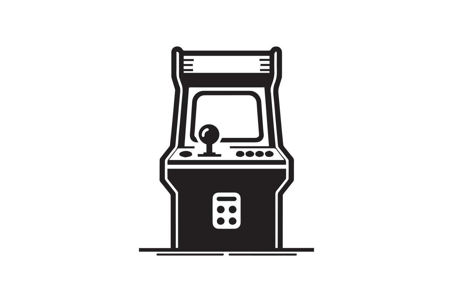 Arcade machine icon illustration vector