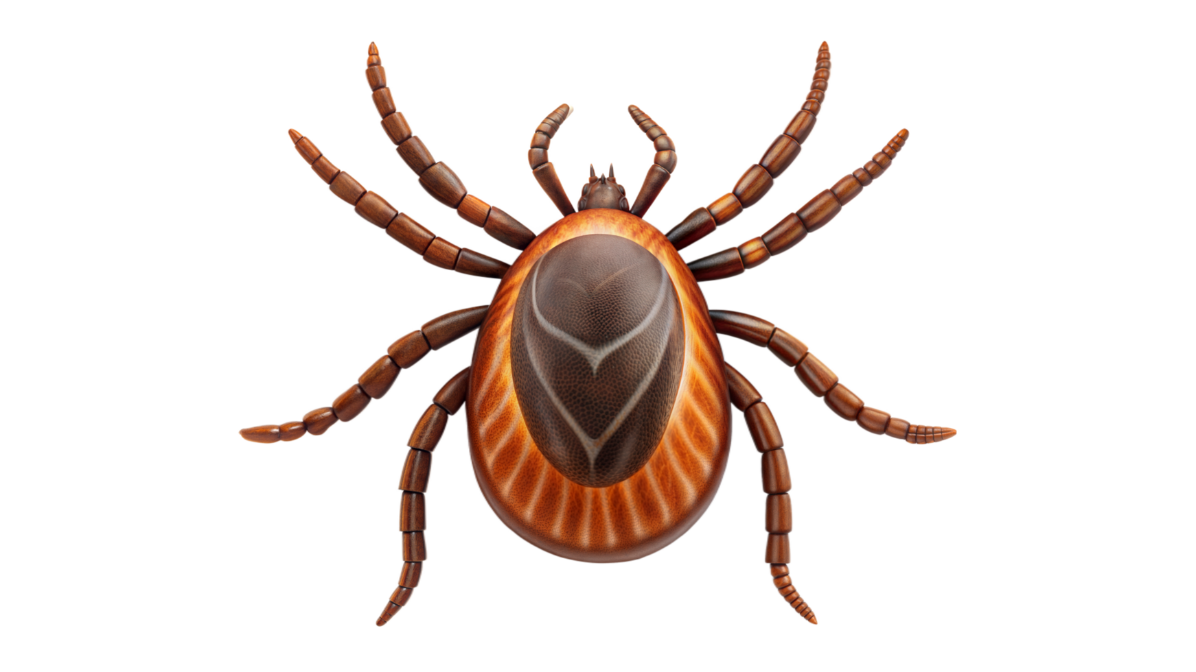 Brown Tick on Transparent Background png