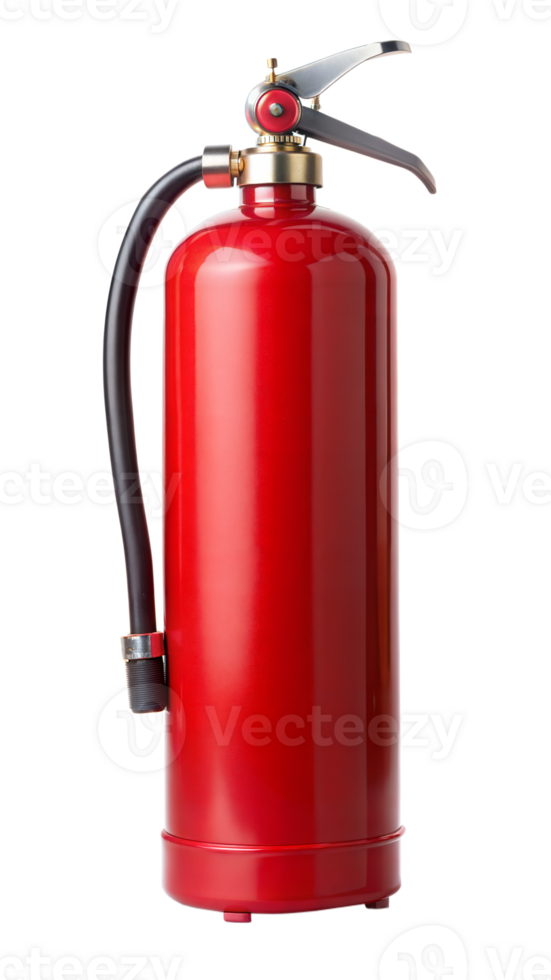 Fire extinguisher isolated on transparent background png