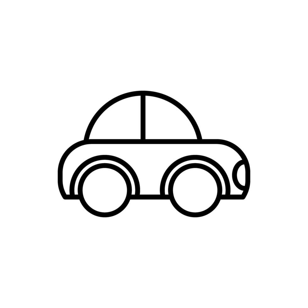 car icon on transparent background vector