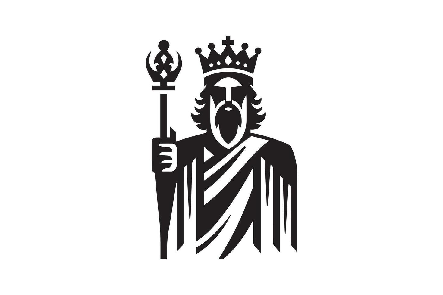 The king of the north logo vector