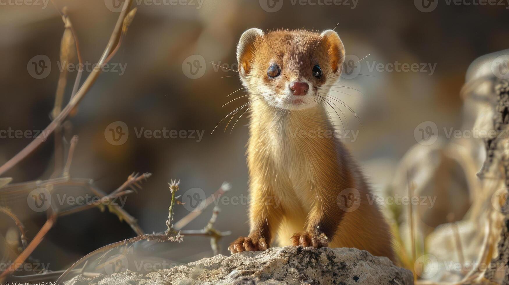 A small kitten looking at the camera with a curious expression. photo