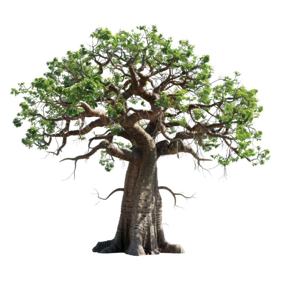 Majestic Baobab Tree Isolated png