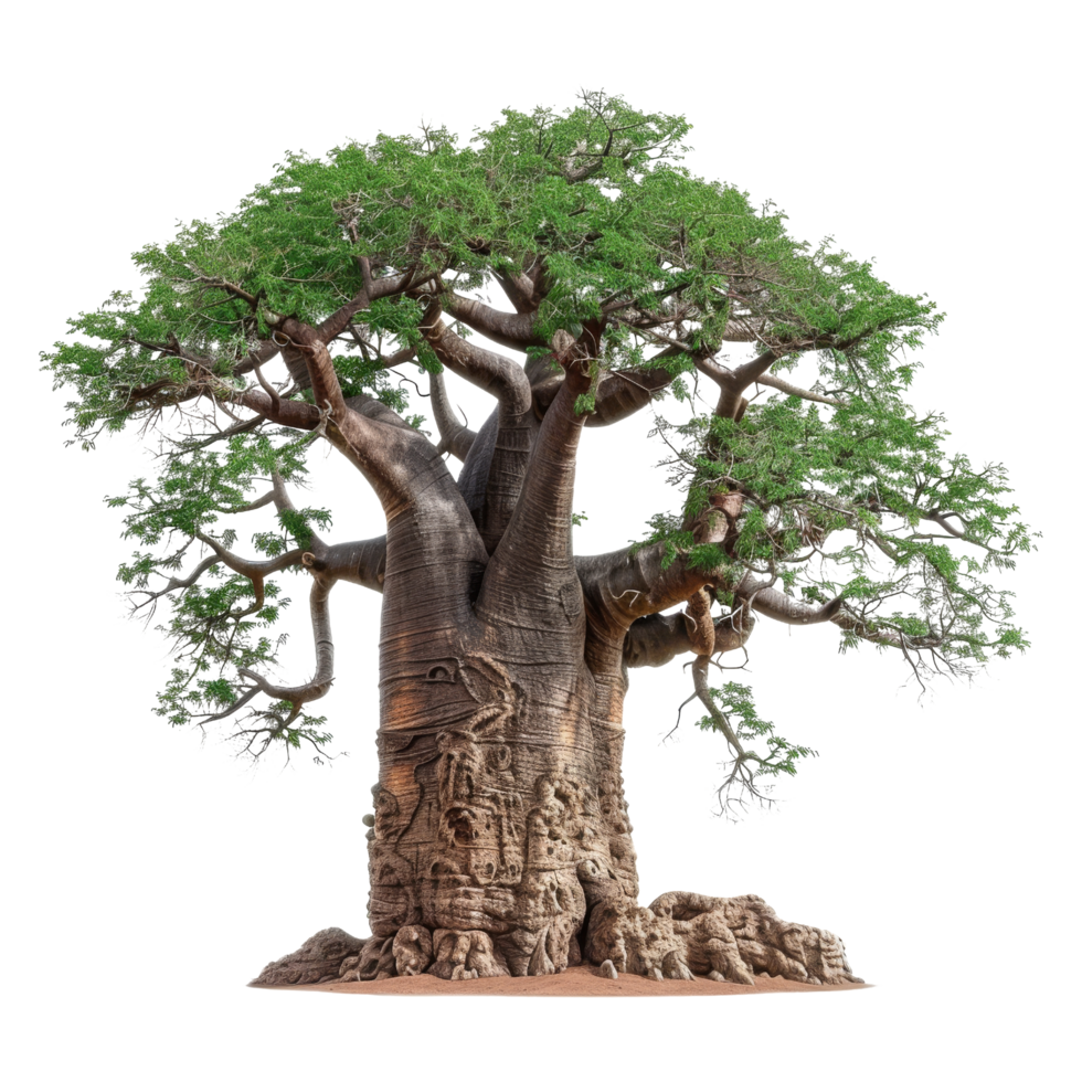 Baobab Tree in the Savannah png