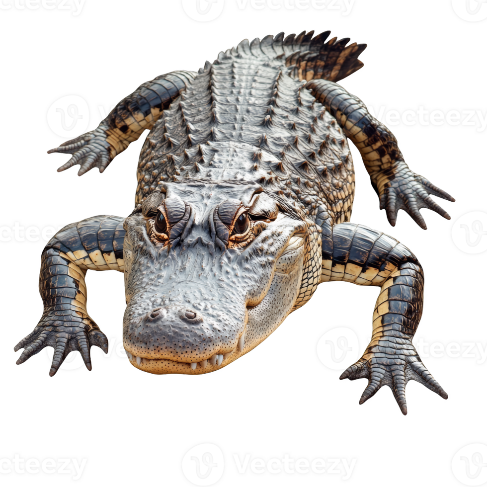 Close Up View of an Alligator png