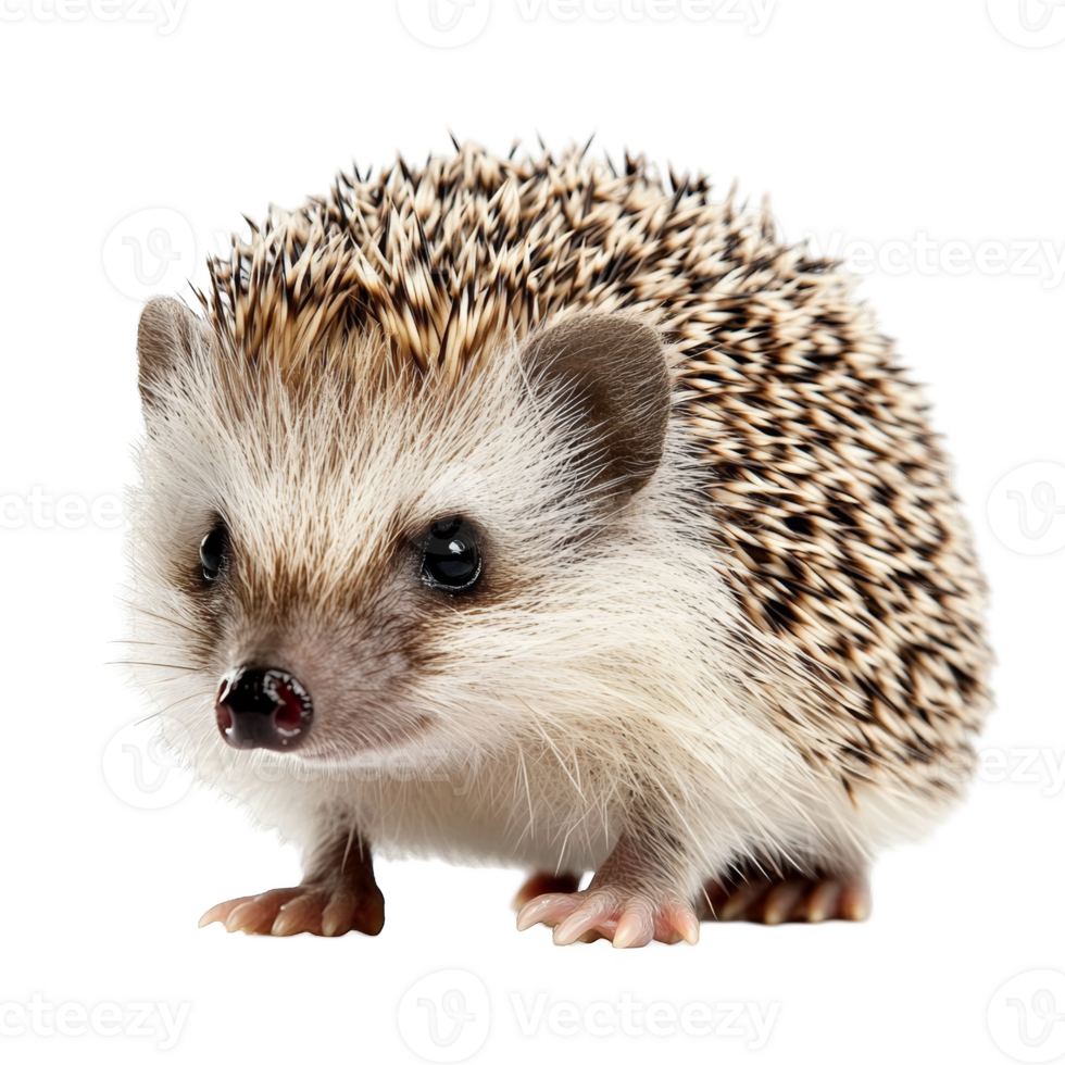 Portrait of a Curious Hedgehog png