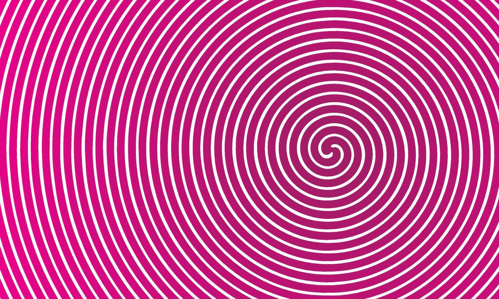 Abstract background of concentric circles in pink colors illustration. vector
