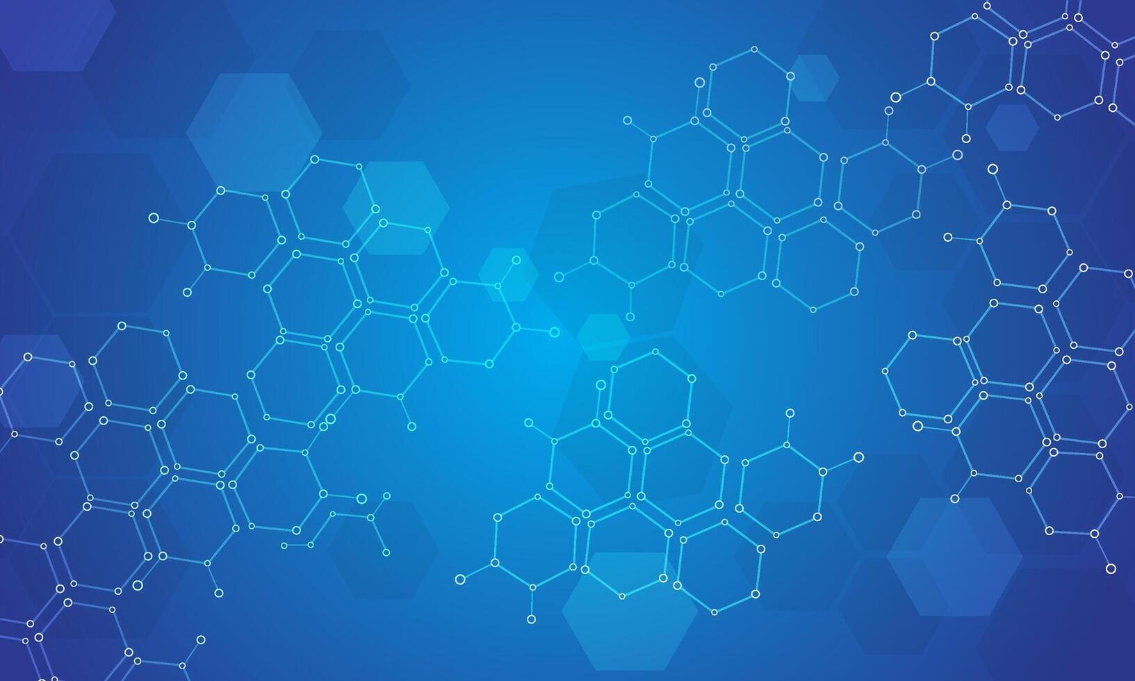 Realistic Abstracts Geometric Background with Hexagonal Shape vector
